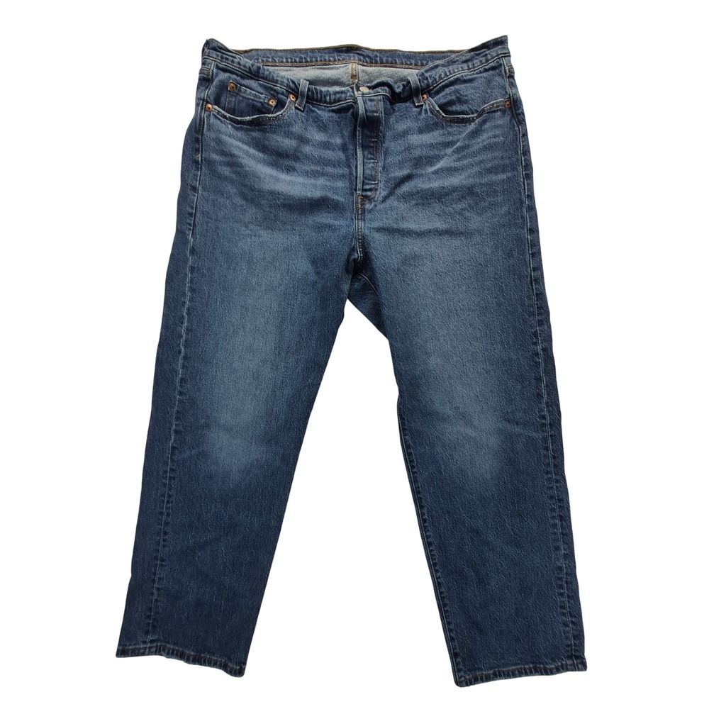 Levi's 501 Original Jeans Womens 18W Blue Straight Leg Button Fly A3548-0006